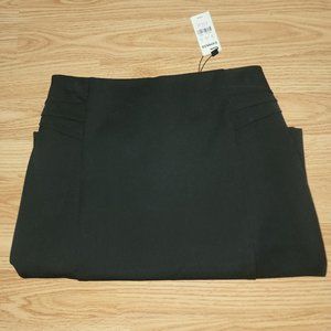 Express Black Midi Skirt